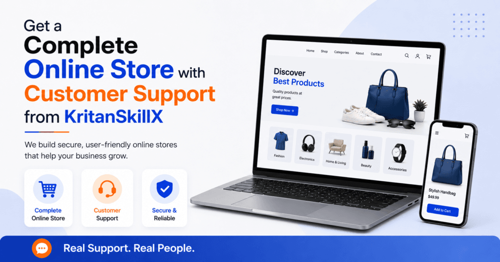 Complete Online Store with Customer Support