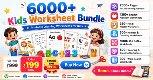Kids Worksheet Bundle