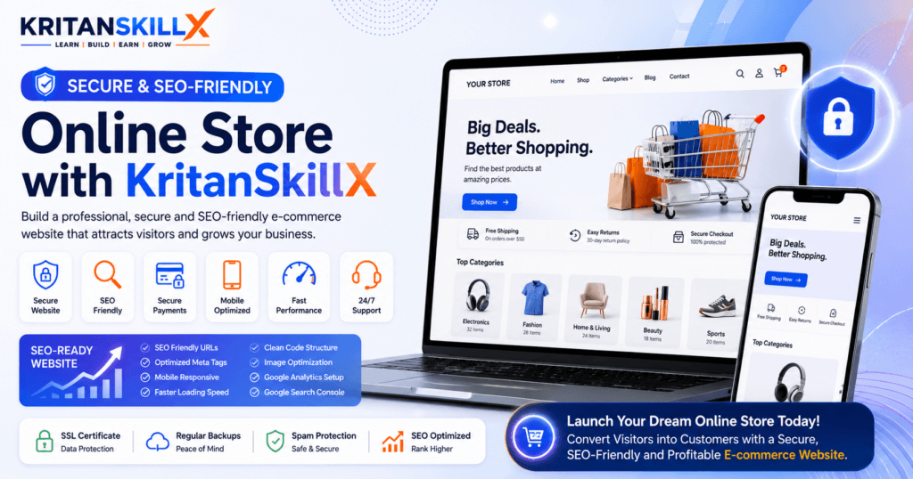 Secure and SEO-Friendly Online Store