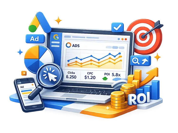 Google Ads services and Campaign Dashboard Preview
