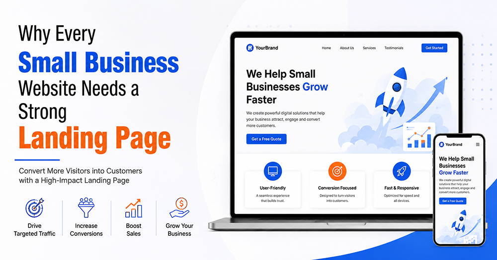 landing page