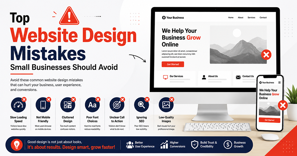 website design mistakes