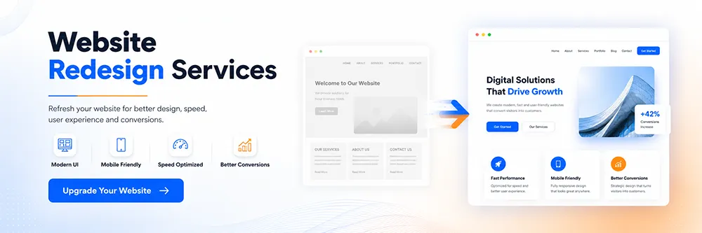 website redesign in india